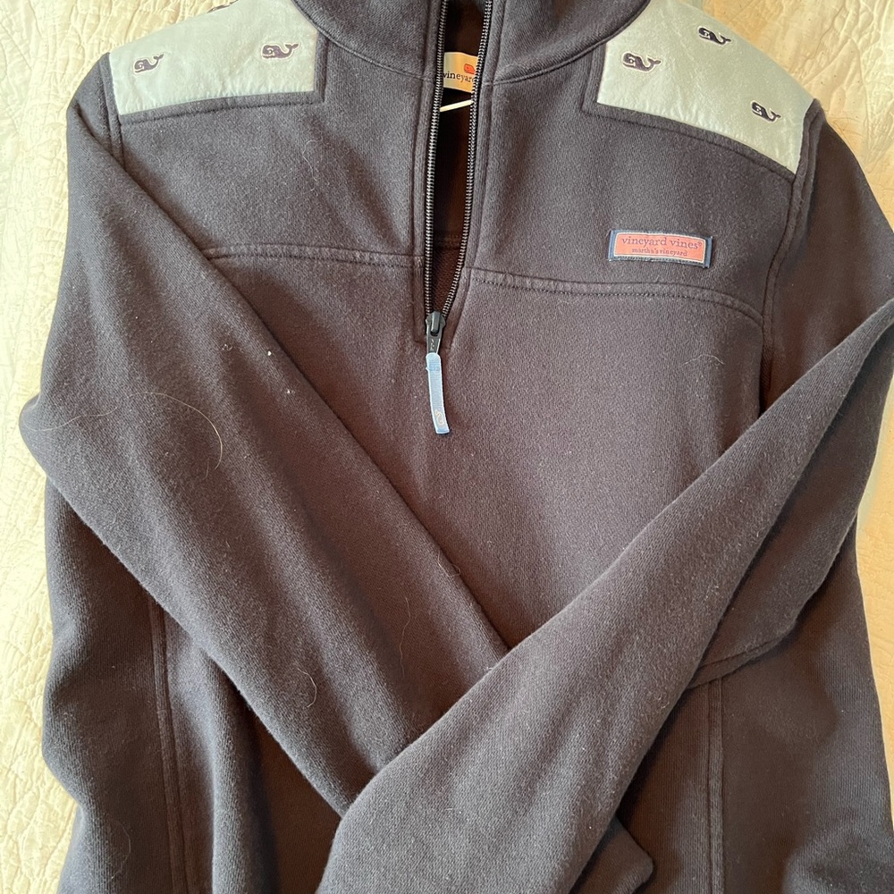 Vineyard Vines EUC Logo Shep Shirt 1/4 zip